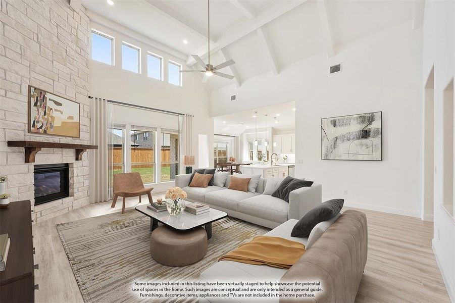 Furnished interior view inside a new home in Terracina, Rockwall (Image 15).
