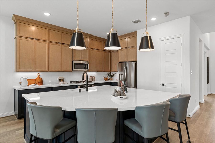 Furnished interior view inside a new home in Beamer Villas, Friendswood (Image 24).