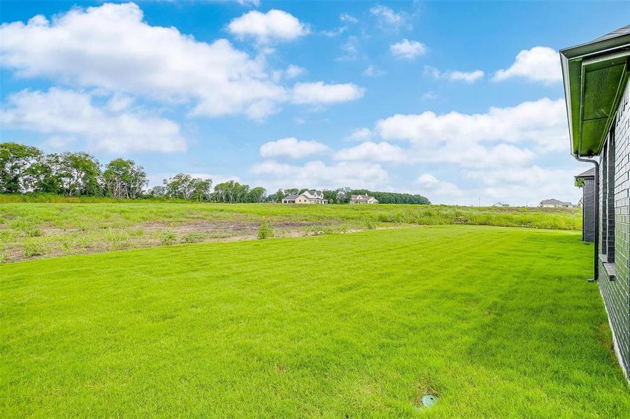 View of yard featuring a rural view