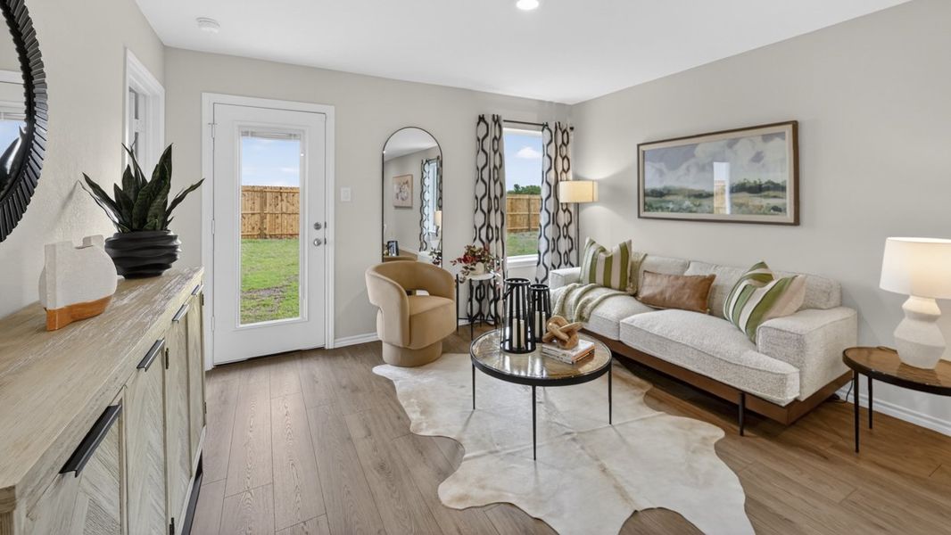 Furnished interior view inside a new home in The Hills of Sherman, Sherman (Image 4).