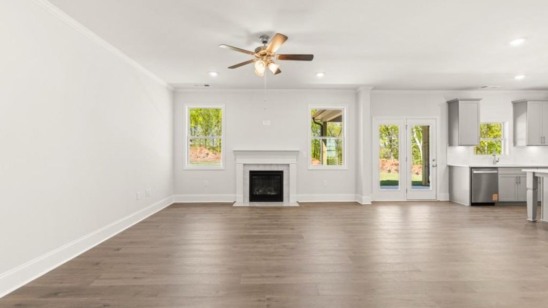 Spacious, unfurnished interior of a new home in Haven Abbey, Cumming (Image 26). Spacious, unfurnished interior of a new home in Haven Abbey, Cumming (Image 26).