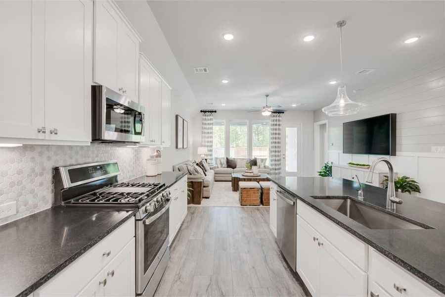 Furnished interior view inside a new home in Oakhill Reserve, Tomball (Image 4).