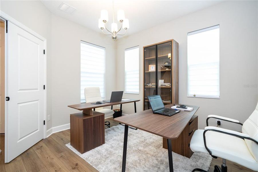 Furnished interior view inside a new home in Eden at Crossprairie, St. Cloud (Image 55).