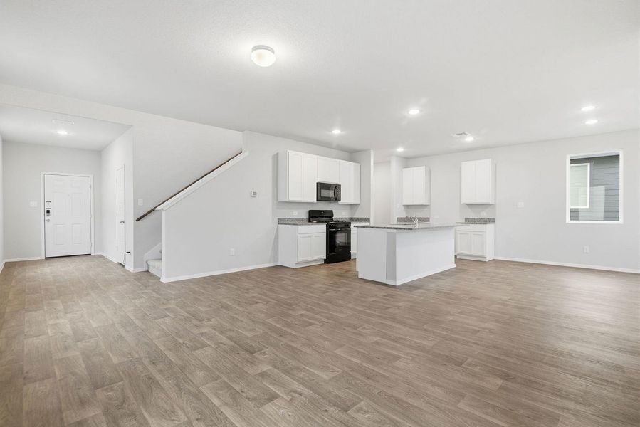 From Family Room to Open Concept Kitchen