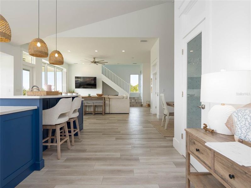 Furnished interior view inside a new home in , Englewood (Image 36).