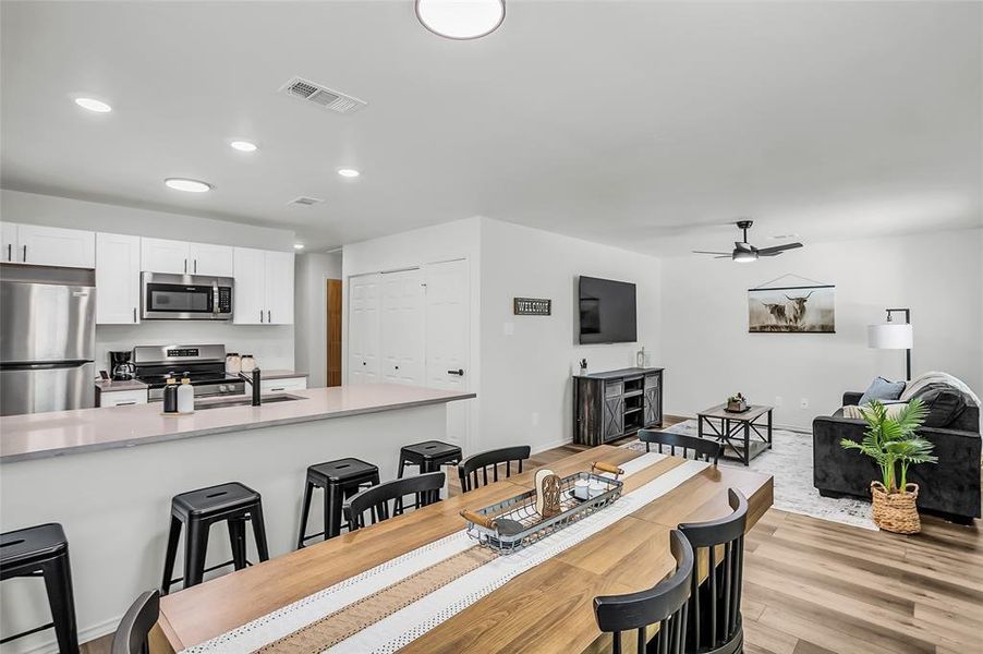 Furnished interior view inside a new home in , Bonham (Image 13). Furnished interior view inside a new home in , Bonham (Image 13).