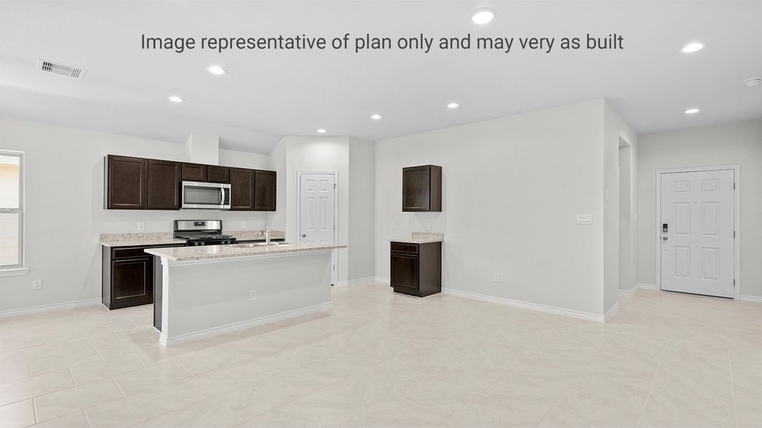 Furnished interior view inside a new home in Saratoga Crossing, Corpus Christi (Image 3).