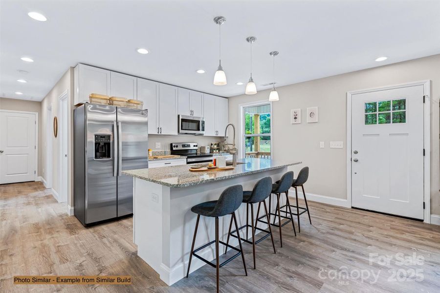 Furnished interior view inside a new home in , Candler (Image 11).