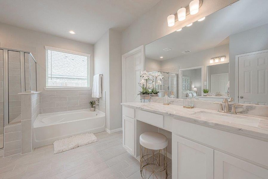 Furnished interior view inside a new home in Grand Magnolia, Magnolia (Image 29).