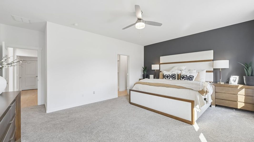 Furnished interior view inside a new home in Evergreen, Rosenberg (Image 20).