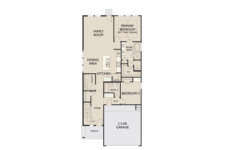 2D floor plan layout for the Marigold by Ashton Woods in Bergamo, Katy, TX (Image 3). 2D floor plan layout for the Marigold by Ashton Woods in Bergamo, Katy, TX (Image 3).