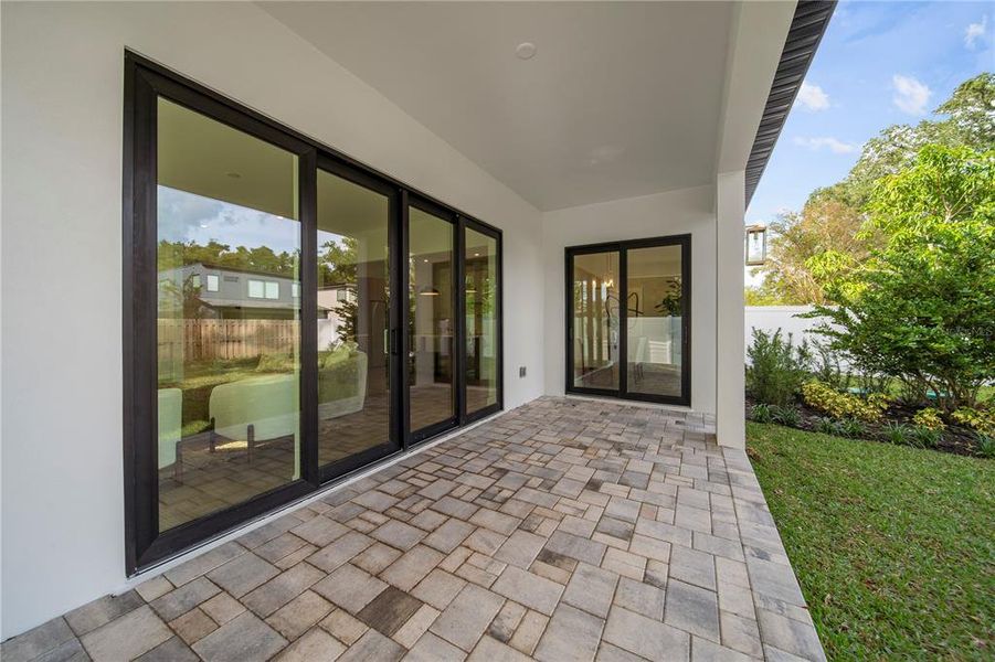 Large Sliding glass doors for that inside/ outside Florida lifestyle