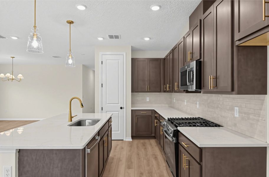 Furnished interior view inside a new home in Ardisia Park, New Smyrna Beach (Image 11).