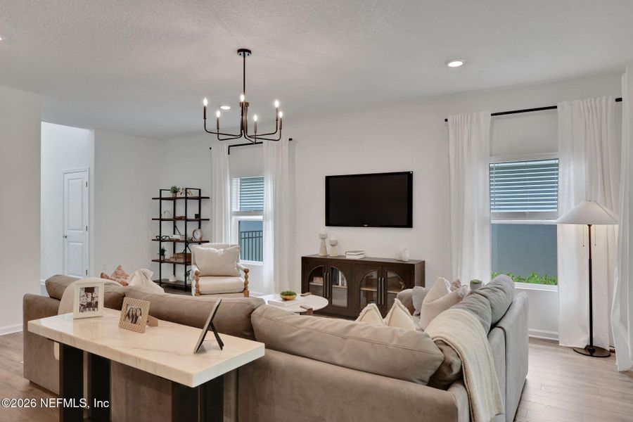 Furnished interior view inside a new home in Diamond Springs, Jacksonville (Image 8).