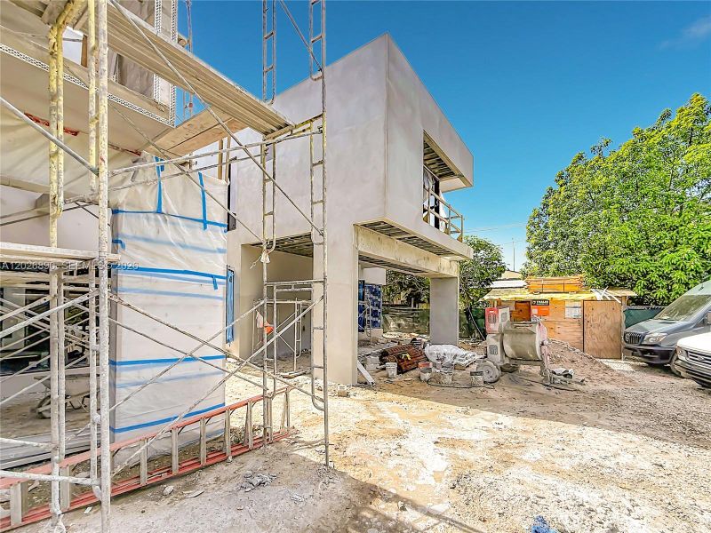 In-progress construction of a new home in , Miami, FL (Image 12). In-progress construction of a new home in , Miami, FL (Image 12).
