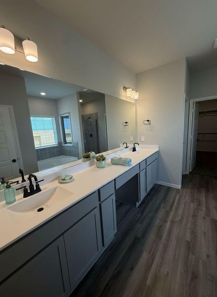 Furnished interior view inside a new home in , Iowa Colony (Image 11).