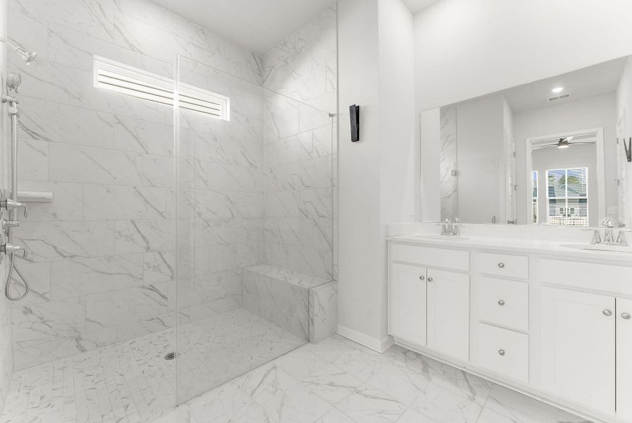 Furnished interior view inside a new home in Horizons at Summers Corner | 55+, Summerville (Image 11).