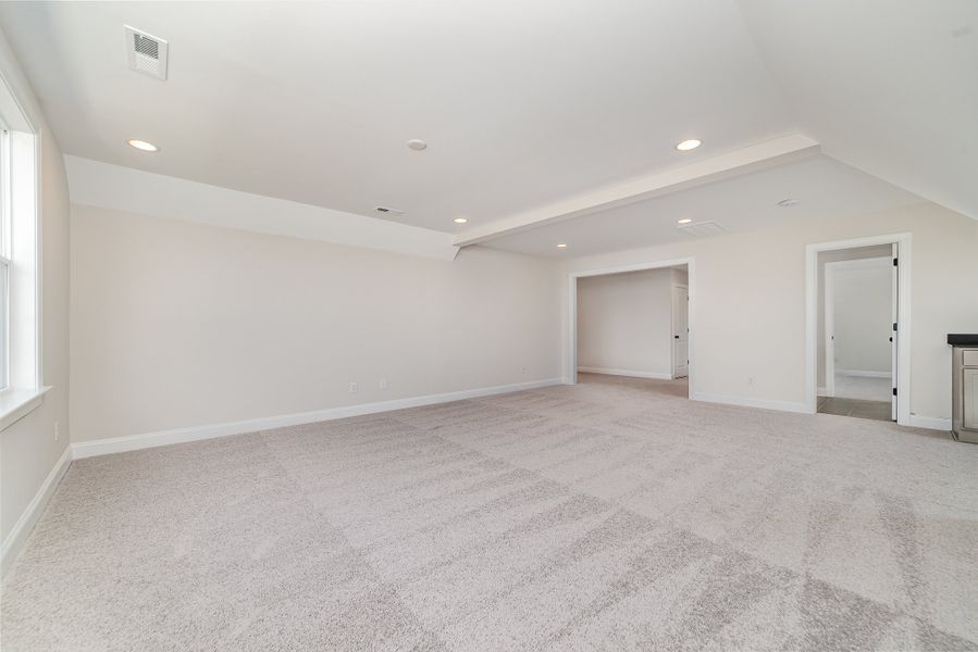 Representative unfurnished interior of a home built from the Madison by Greybrook Homes in Harbor Watch, Statesville (Image 22).