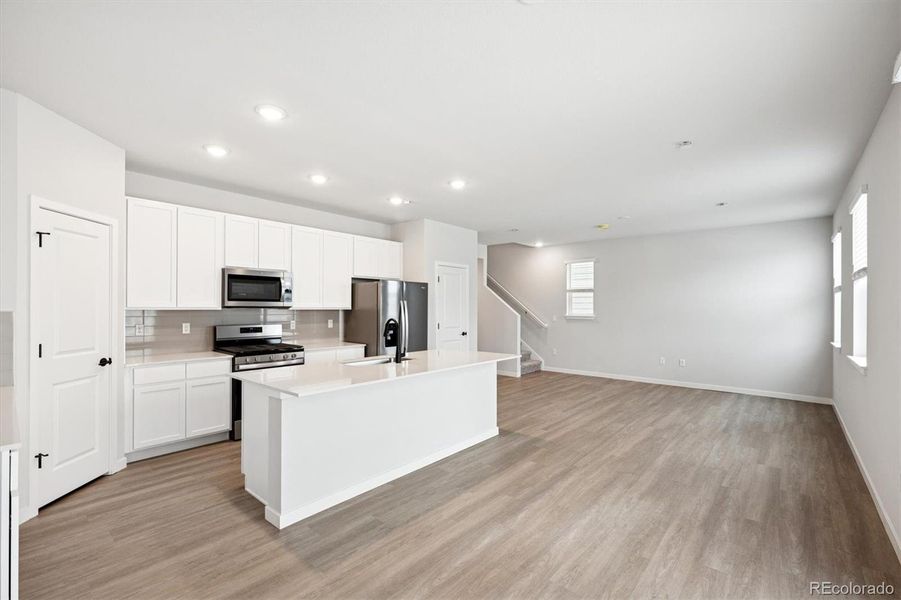 Furnished interior view inside a new home in Coyote Creek, Fort Lupton (Image 14).