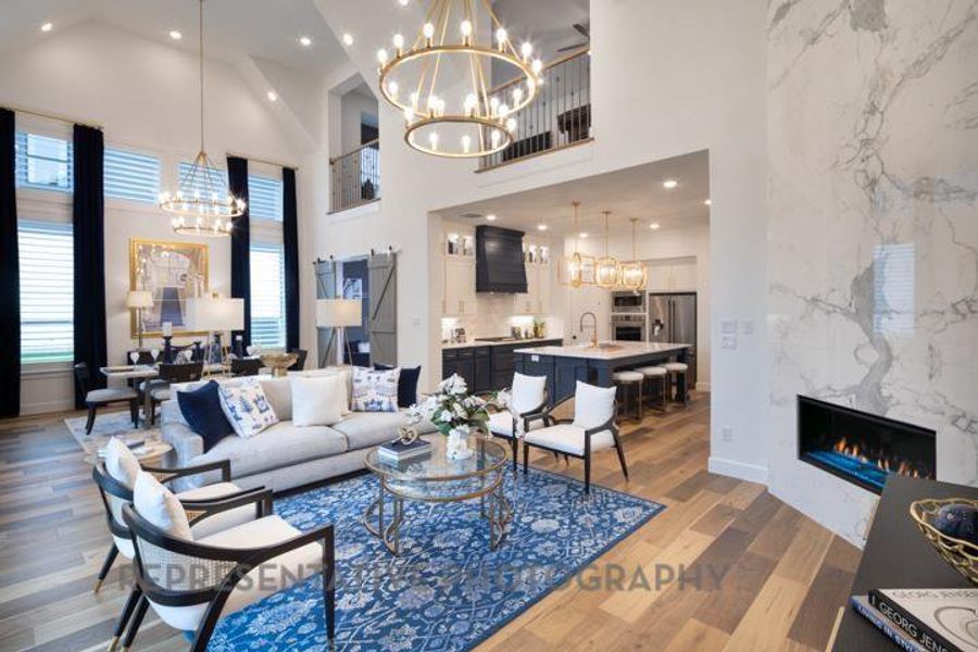 Furnished interior view inside a new home in Briarley, Montgomery (Image 27). Furnished interior view inside a new home in Briarley, Montgomery (Image 27).