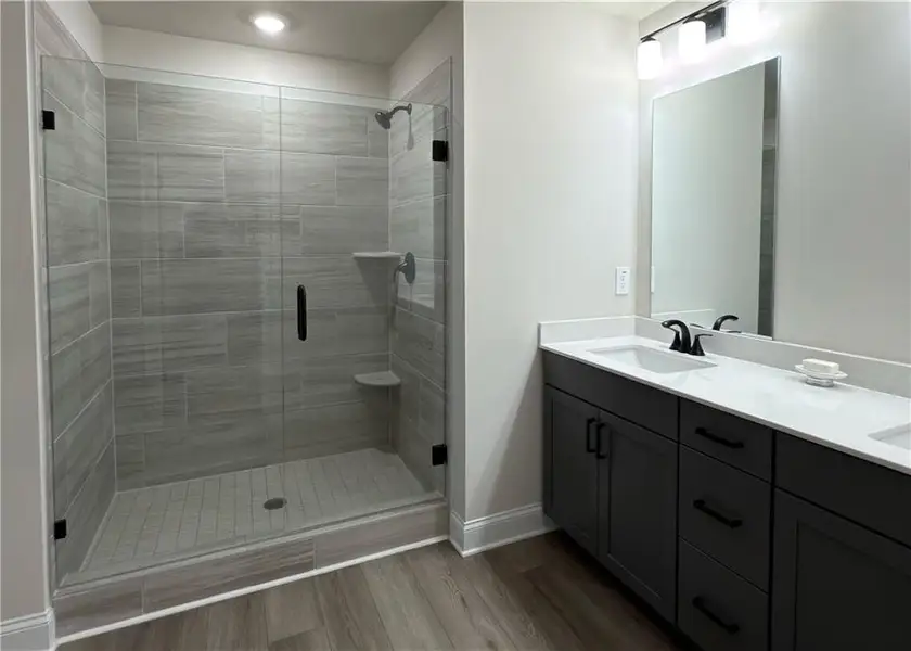 Furnished interior view inside a new home in , Cumming (Image 24).