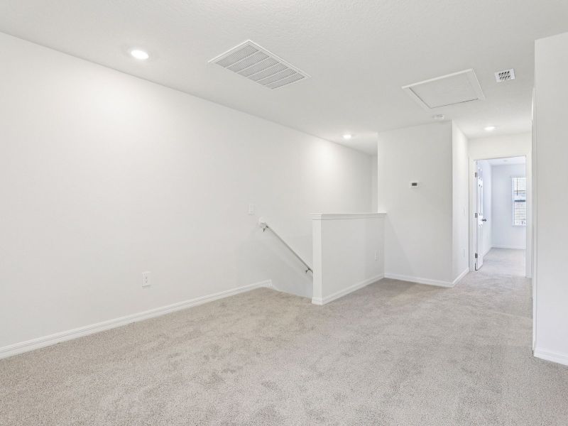 Spacious, unfurnished interior of a new home in The Meadow at Crossprairie Townes, St. Cloud (Image 11). Spacious, unfurnished interior of a new home in The Meadow at Crossprairie Townes, St. Cloud (Image 11).