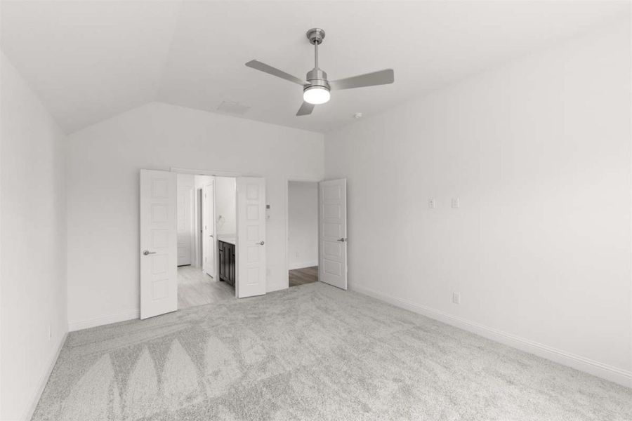 Representative unfurnished interior of a home built from the Frisco by Pacesetter Homes in Creekview Meadows, Pilot Point (Image 17). Representative unfurnished interior of a home built from the Frisco by Pacesetter Homes in Creekview Meadows, Pilot Point (Image 17).