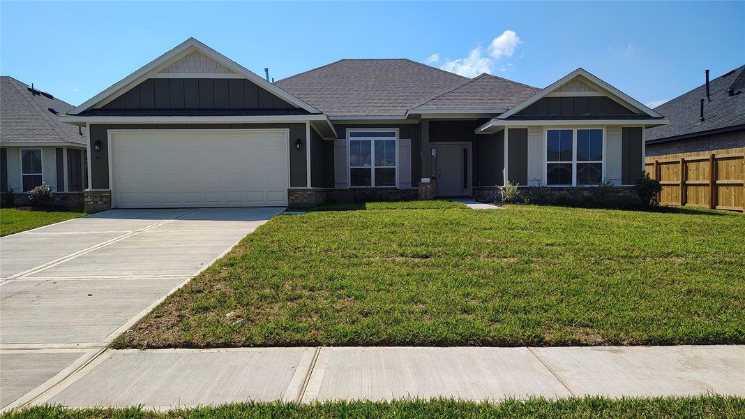Exterior details and patio area of a home in Greystone, Angleton (Image 12). Exterior details and patio area of a home in Greystone, Angleton (Image 12).