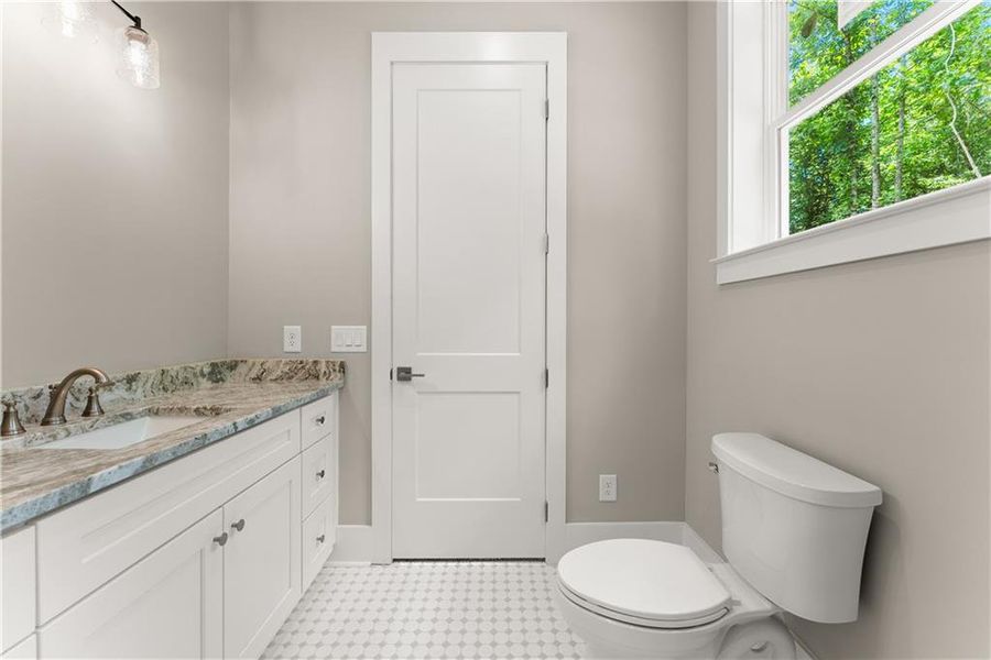 Furnished interior view inside a new home in , Cleveland (Image 30).