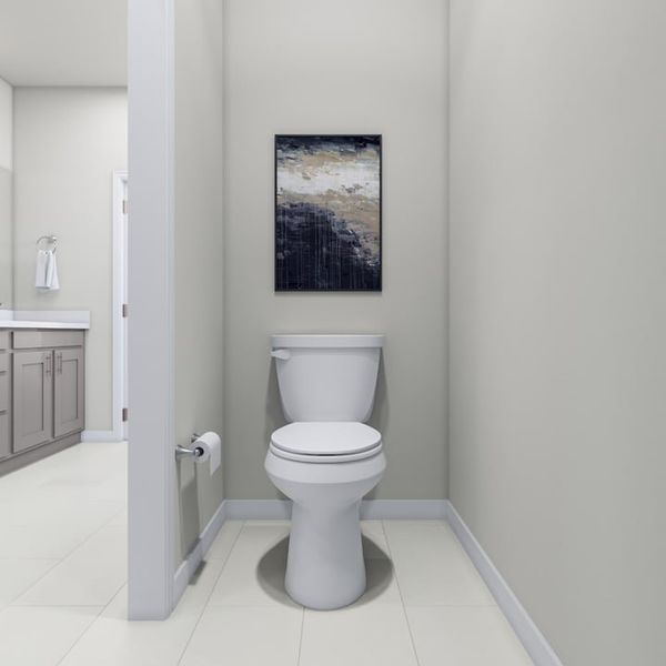 Furnished interior view inside a new home in Terrace Collection at Heritage, Dripping Springs (Image 14).