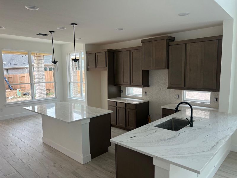 Furnished interior view inside a new home in Wood Leaf Reserve, Tomball (Image 6).