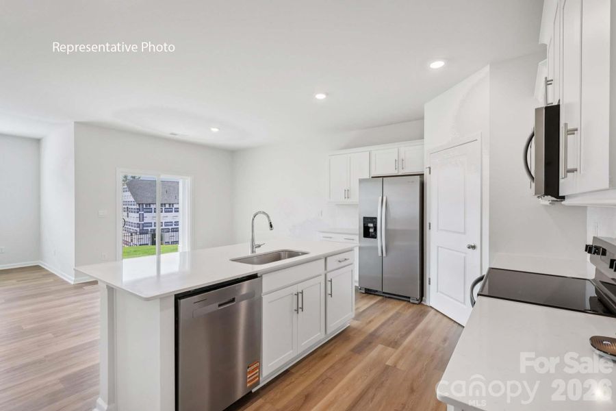 Furnished interior view inside a new home in Brinkley Ridge, Kings Mountain (Image 4).