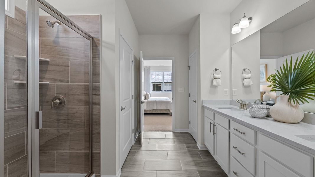 Representative furnished interior of a home built from the Clifton by D.R. Horton in The Villas at Collinswood, Aberdeen (Image 16).