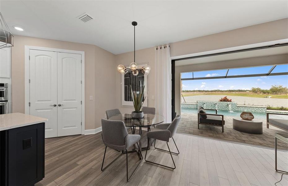 Furnished interior view inside a new home in Sapphire Point at Lakewood Ranch, Lakewood Ranch (Image 15).