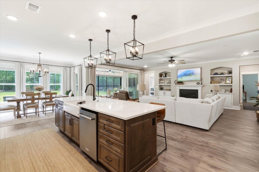 Furnished interior view inside a new home in , Johns Island (Image 11). Furnished interior view inside a new home in , Johns Island (Image 11).