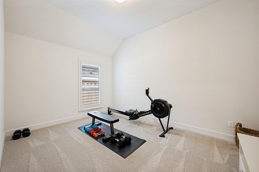 Furnished interior view inside a new home in Trinity Falls, McKinney (Image 25).