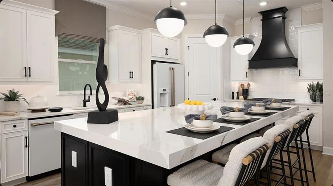 Furnished interior view inside a new home in Esplanade at McKinnon Groves, Winter Garden (Image 6).