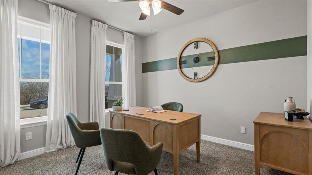 Furnished interior view inside a new home in Treeline, Justin (Image 14).