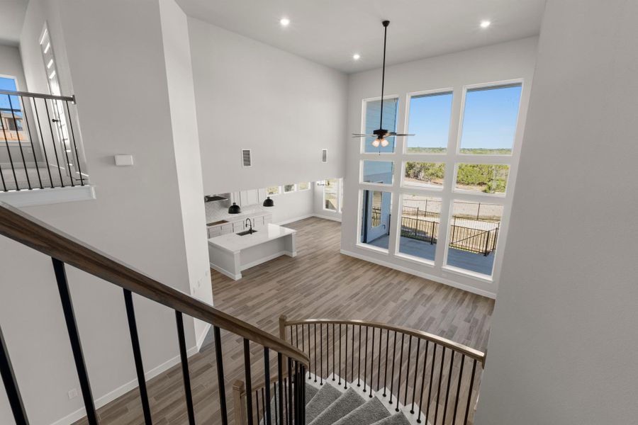 Furnished interior view inside a new home in Lariat, Liberty Hill (Image 6).