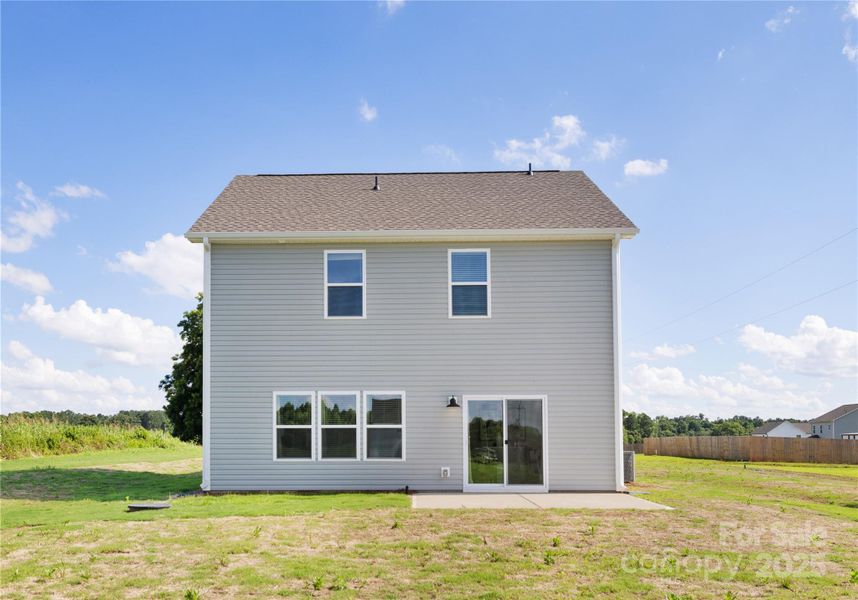 Exterior details and patio area of a home in , New London (Image 4).