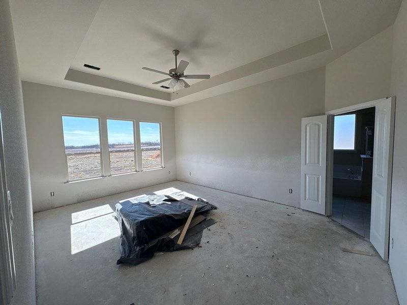 In-progress construction of a new home in Clear Sky Addition, Valley View, TX (Image 7).