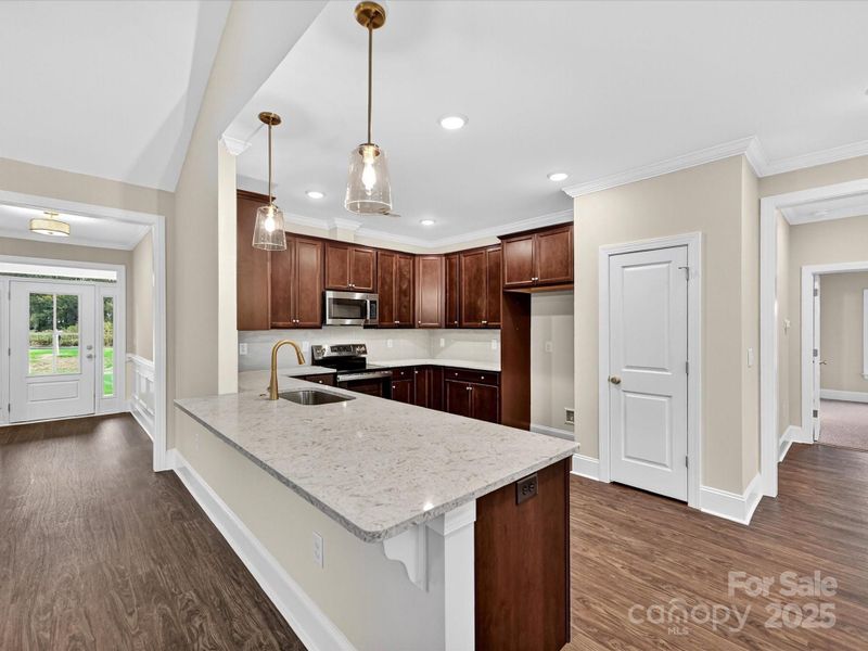 Furnished interior view inside a new home in , Monroe (Image 3).