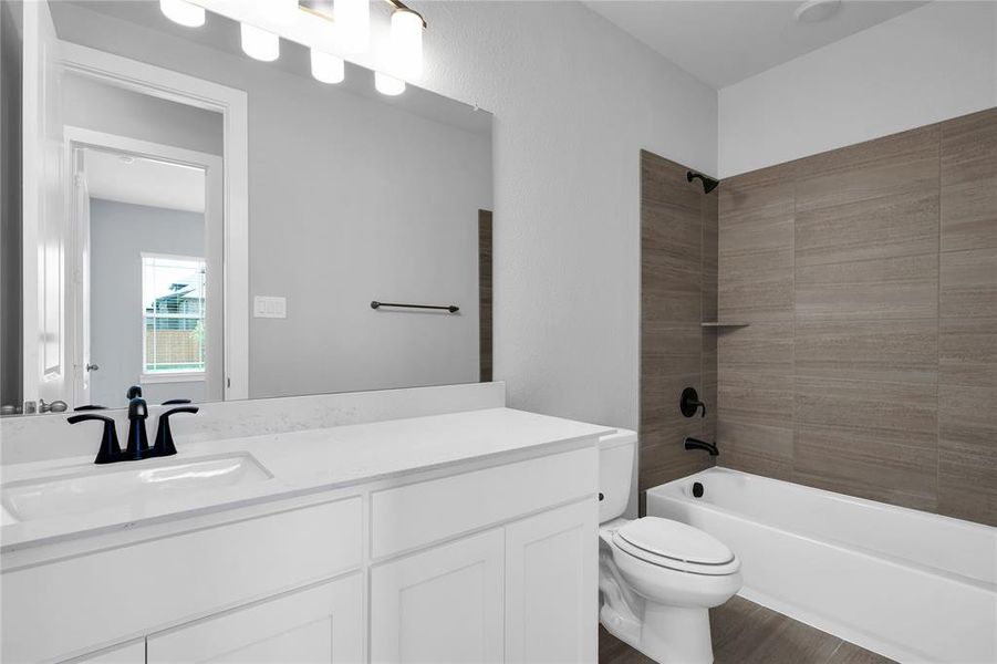 Furnished interior view inside a new home in Polo Ridge, Forney (Image 33).