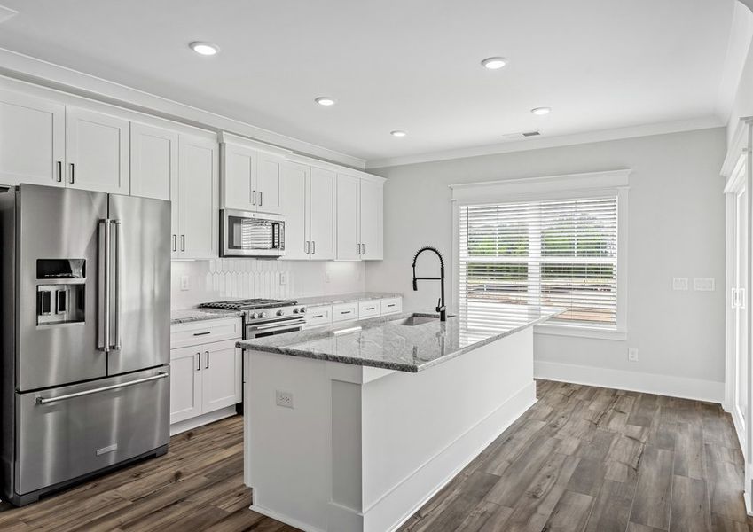 Fully loaded chef-ready kitchen.