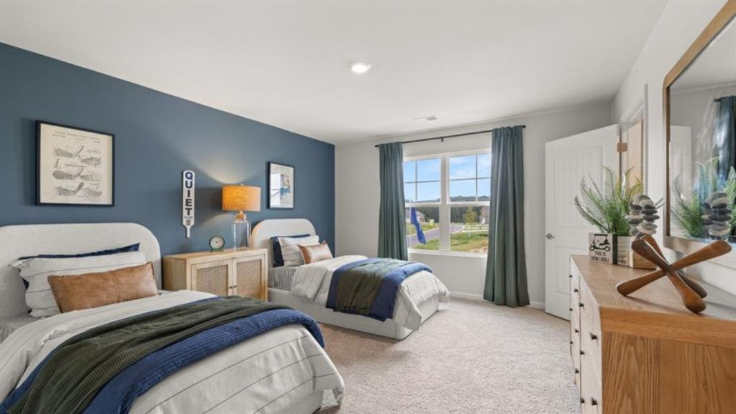 Furnished interior view inside a new home in Fairway 17 at Mirror Lake, Villa Rica (Image 41).