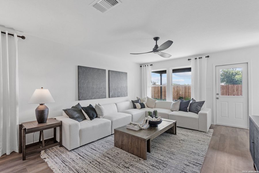 Furnished interior view inside a new home in Horizon Ridge, San Antonio (Image 13).
