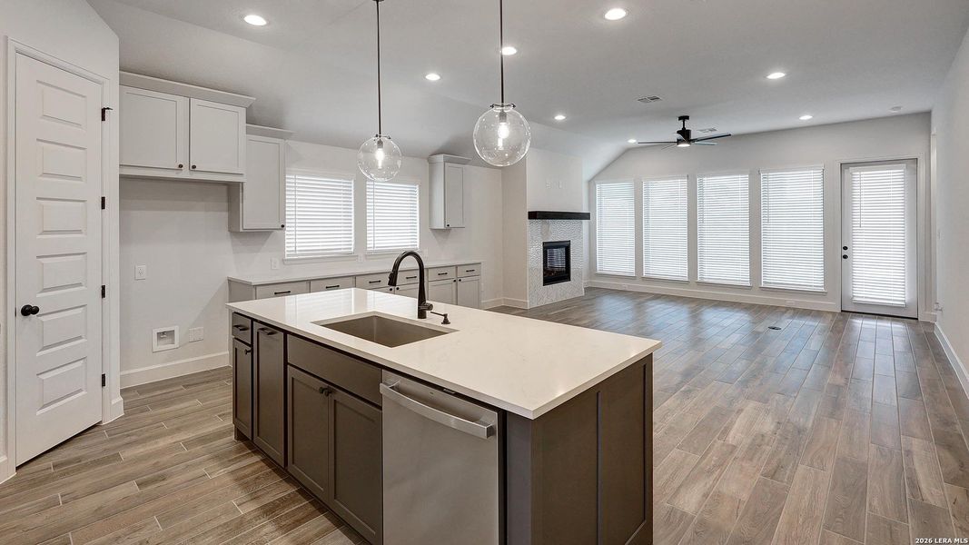 Furnished interior view inside a new home in Esperanza, Boerne (Image 8).