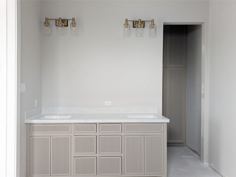 Dual Vanities and mirrors to come. Dual Vanities and mirrors to come.