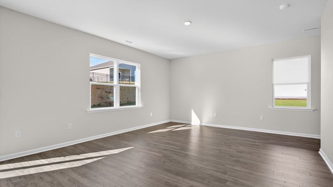 Spacious, unfurnished interior of a new home in Swift Creek Farm, Clayton (Image 14). Spacious, unfurnished interior of a new home in Swift Creek Farm, Clayton (Image 14).