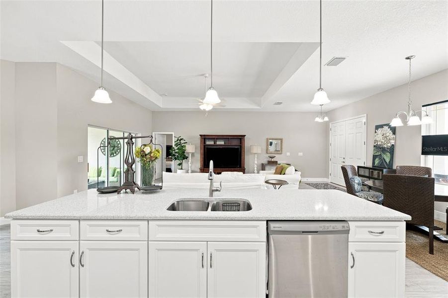 Furnished interior view inside a new home in , Weeki Wachee (Image 6). Furnished interior view inside a new home in , Weeki Wachee (Image 6).